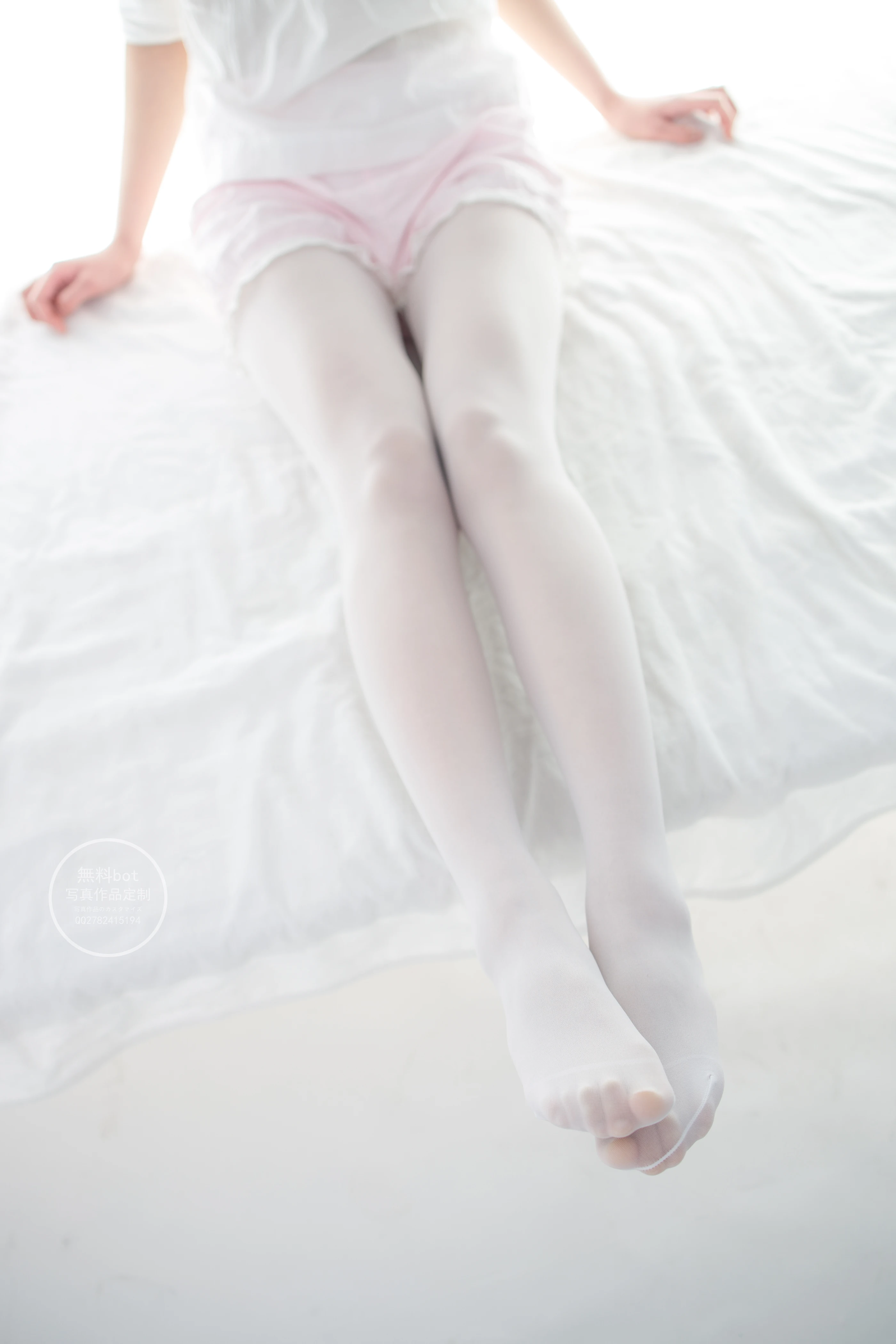 森萝财团 有料 NO.023 吸吸 小清新少女的私房白丝 [53P 1V]插图1